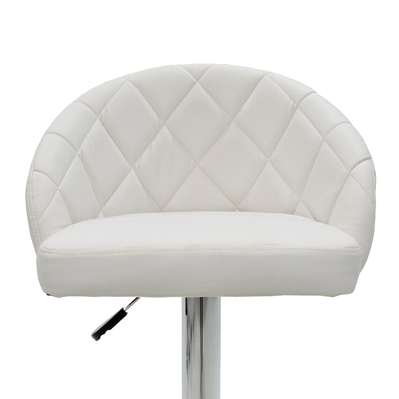 Saun de bar Balina, Alb, 52x53x109 cm