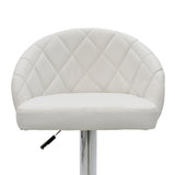 Saun de bar Balina, Alb, 52x53x109 cm