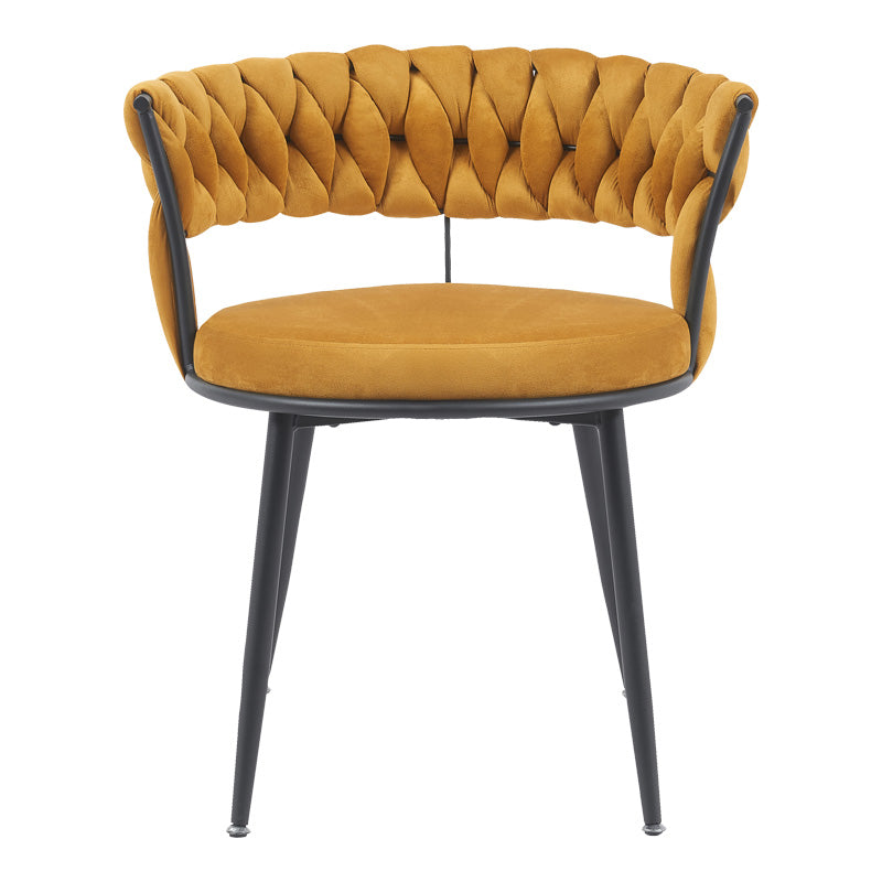 Scaun Alkia, Galben, 60x57x68 cm