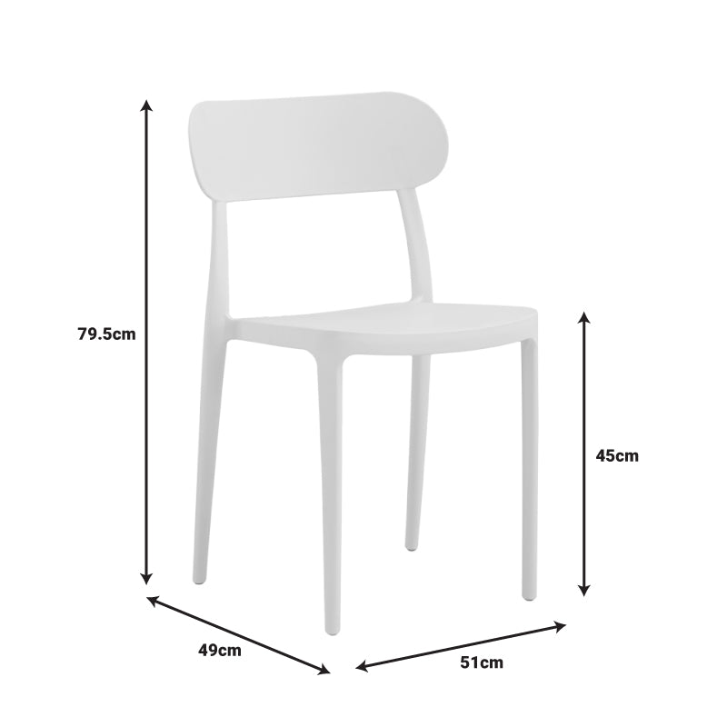 Scaun Amvroan cu protectie UV, Diverse culori, 51x49x80 cm - Crem