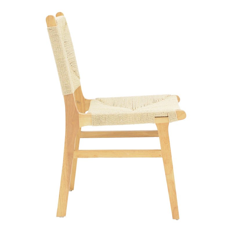Scaun Arten franghie, Natural, 60x55x85 cm, detaliu produs