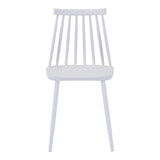 Scaun Aurora I, polipropilena si metal, 43x38x79 cm - Alb