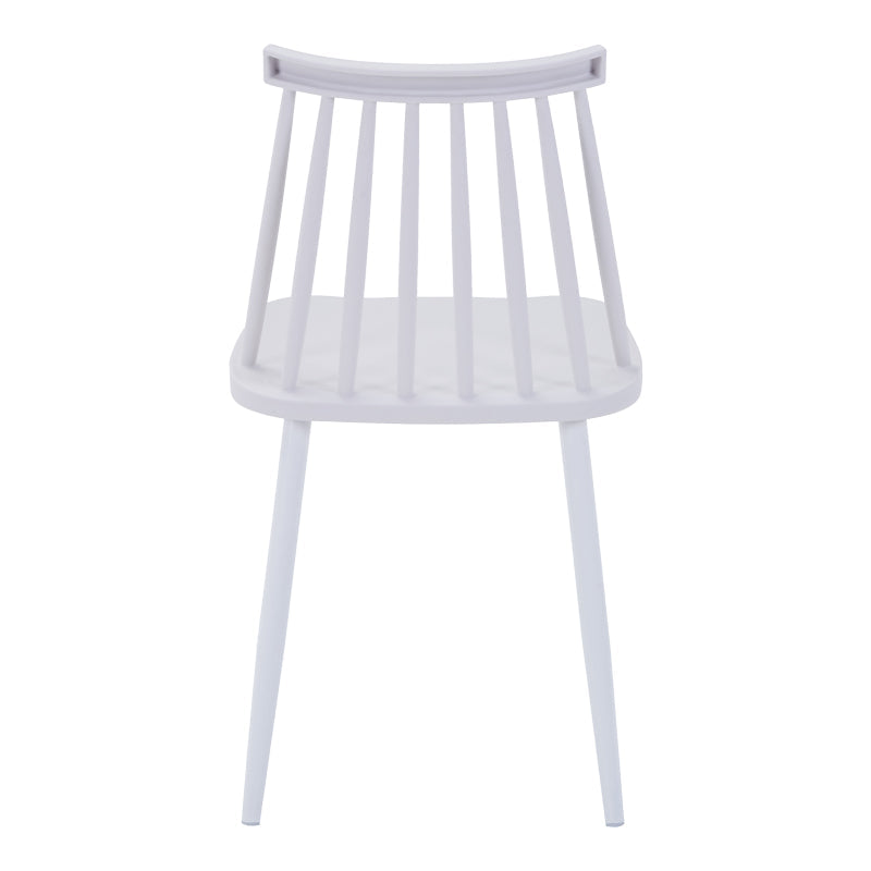 Scaun Aurora I, polipropilena si metal, 43x38x79 cm - Alb