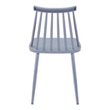 Scaun Aurora I, polipropilena si metal, 43x38x79 cm - Gri