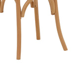 Scaun Azhel, Alb - Natural, 41x50x89 cm - Natural