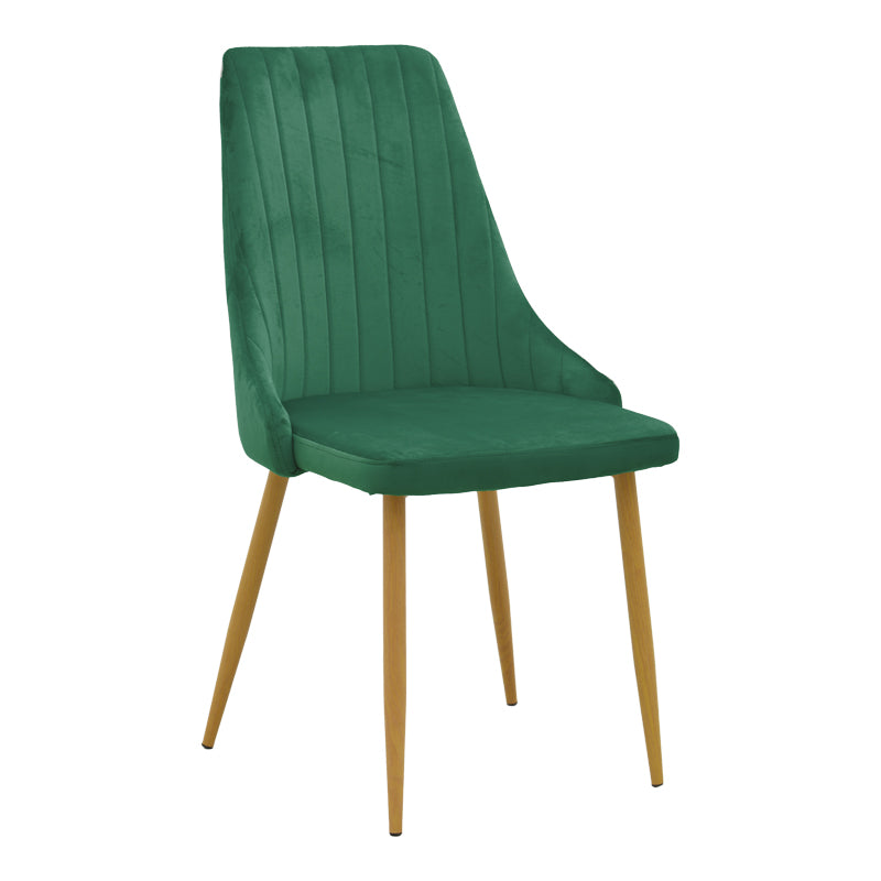 Scaun Azori by, tesatura catifea bej, natur, 49x55x85 cm - Scaun Azori by, tesatura catifea bej, natur, 49x55x85 cm - 292-000121