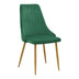Scaun Azori by, tesatura catifea bej, natur, 49x55x85 cm - 292-000121