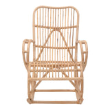 Scaun balansoar Cormeny Natural ratan, 108x71x103 cm