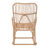 Scaun balansoar Cormeny Natural ratan, 108x71x103 cm