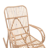 Scaun balansoar Cormeny Natural ratan, 108x71x103 cm