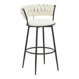 Scaun bar Alkia, Bej, 50x56x95 cm