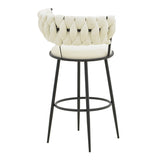 Scaun bar Alkia, Bej, 50x56x95 cm