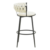 Scaun bar Alkia, Bej, 50x56x95 cm