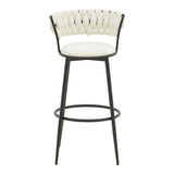 Scaun bar Alkia, Bej, 50x56x95 cm