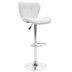 Scaun bar Coozy metal, reglabil pe inaltime, 47x45x90 cm