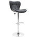 Scaun bar Coozy metal, reglabil pe inaltime, 47x45x90 cm - 127-000092