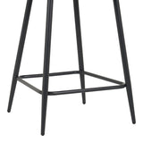 Scaun bar cu funcție ajustabilă Perch, Metal & Catifea, Negru - Antracit, 50x43x99 cm