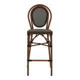 Scaun bar Dezyan, Negru - Maro, 41x54x116 cm - Maro