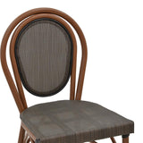 Scaun bar Dezyan, Negru - Maro, 41x54x116 cm - Maro