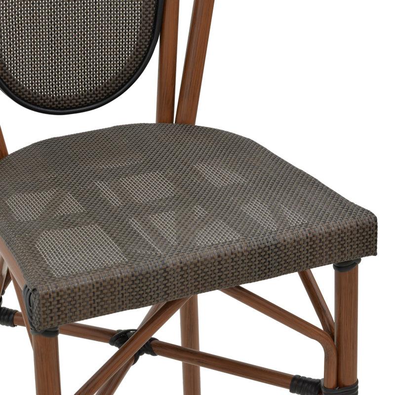 Scaun bar Dezyan, Negru - Maro, 41x54x116 cm - Maro