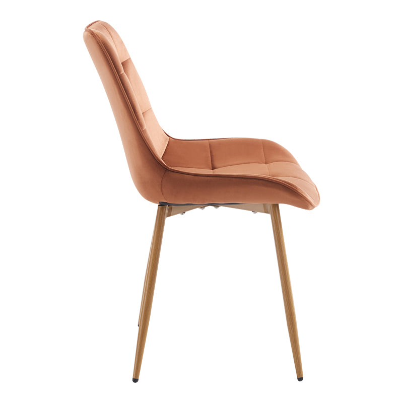 Scaun Berne, Catifea, 53x62x84 cm - Maro