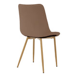 Scaun Berne, picioare natur, catifea, Diverse culori, 53x57x87 cm - Maro | SKU: 327-000081 | Scaun Berne, picioare natur, catifea, 53x57x87 cm, varianta Maro, produs pentru amenajarea locuinței, disponibil online în România la CasaMob