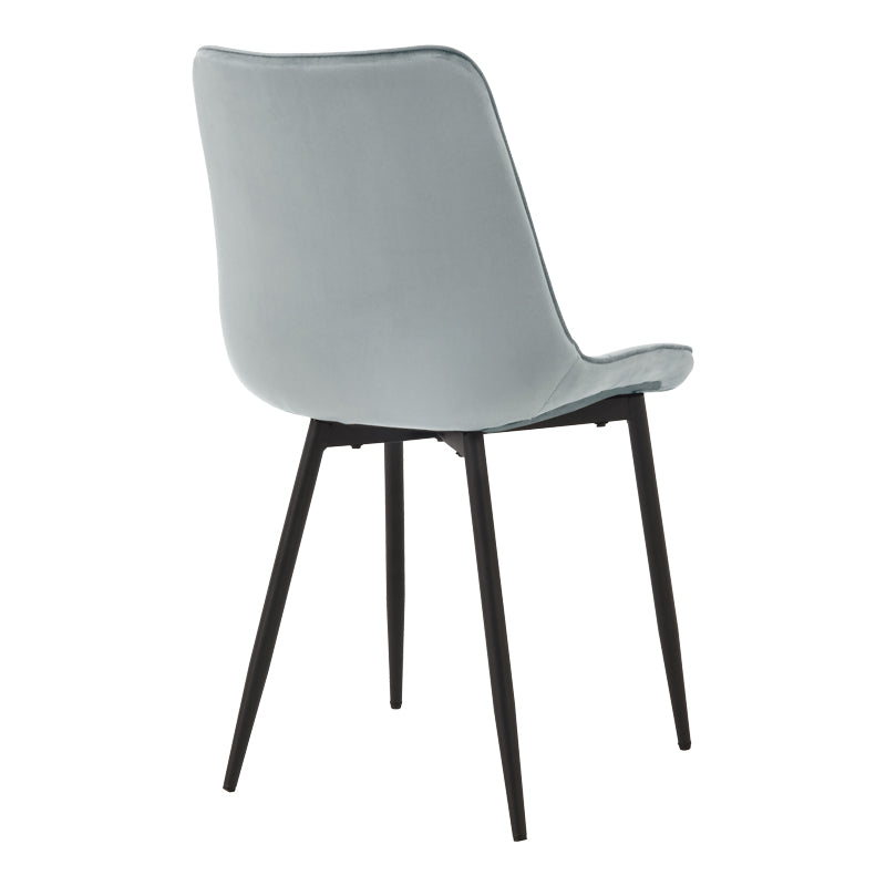 Scaun Berne, picioare negre, catifea, Diverse culori, 53x57x87 cm - Gri deschis | SKU: 327-000079 | Scaun Berne, picioare negre, catifea, 53x57x87 cm, varianta Gri deschis, produs pentru amenajarea locuinței, disponibil online în România la CasaMob