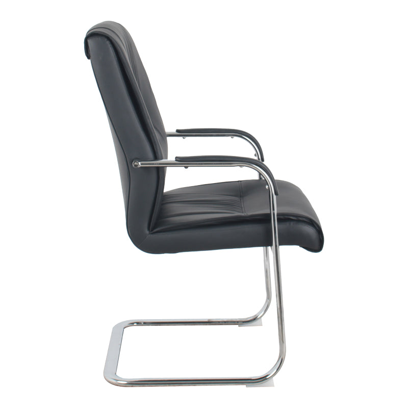 Scaun Biani, Negru, 58x70x101 cm