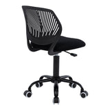 Scaun birou copii Kador, Negru, 52x52x72-94 cm