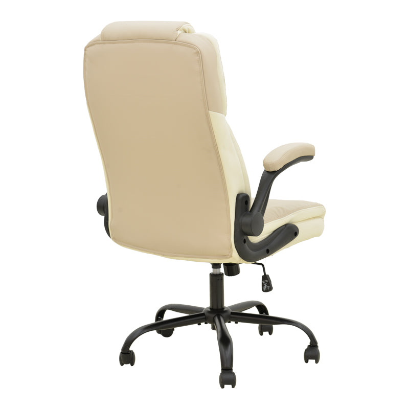Scaun birou directorial cu funcție ergo Stellar, Bej-Ecru, Bej, 70x77x110-119 cm, imagine suplimentara
