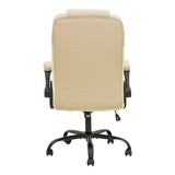 Scaun birou directorial cu funcție ergo Stellar, Bej-Ecru, Bej, 70x77x110-119 cm