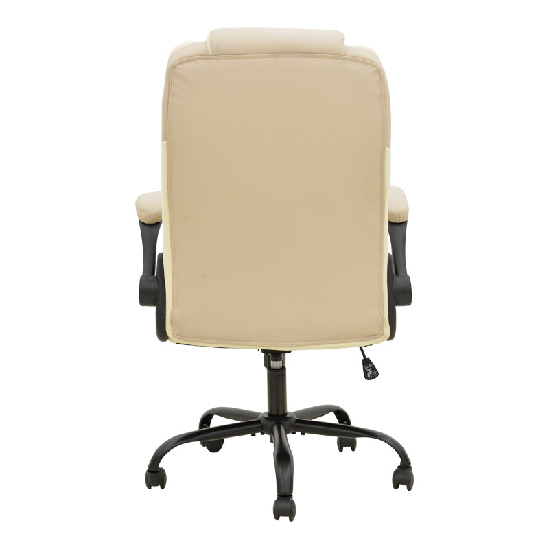 Scaun birou directorial cu funcție ergo Stellar, Bej-Ecru, Bej, 70x77x110-119 cm, foto produs 6