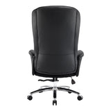 Scaun de birou managerial Kaline, piele PU, 69x79x123 cm - Negru