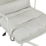 Scaun birou ergonomic Kreno, Textil, gri, 56x67x89-97 cm