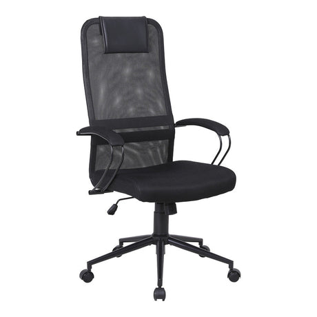 Scaun birou Lord I, Ergonomic, Negru, Structură Metalică, Neagră, 64x61x116-126 cm