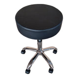 Scaun birou/lucru cu roti Tebere, Negru, 35x35x45-57 cm