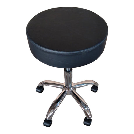 Scaun birou/lucru cu roti Tebere, Negru, 35x35x45-57 cm