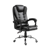 Scaun birou manager Benett negru pu, 62x48x110 cm