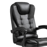 Scaun birou manager Benett negru pu, 62x48x110 cm