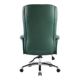 Scaun de birou managerial Kaline, piele PU, 69x79x123 cm - Verde
