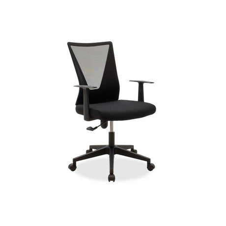 Scaun birou manager Ghost mesh, Gri - Negru, 61x53x93 cm
