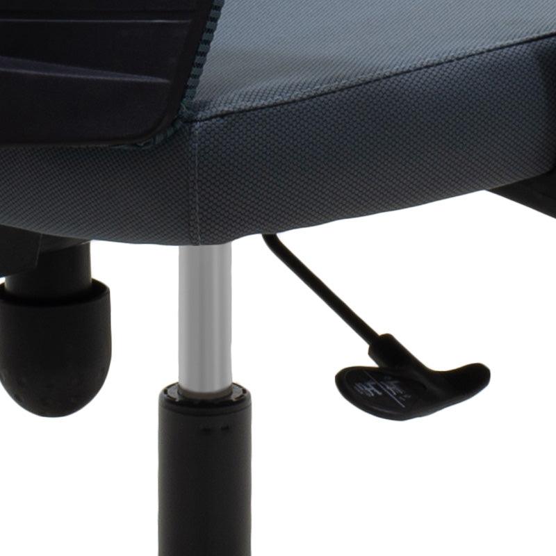 Scaun birou manager Ghost mesh, Gri - Negru, 61x53x93 cm - Gri