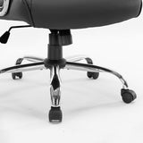 Scaun birou manager Primrose PU, 65x74x120 cm - Negru