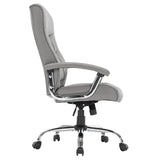 Scaun birou manager Primrose PU, 65x74x120 cm - Gri