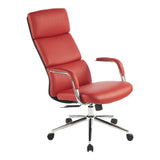 Scaun birou managerial cu functie reglabila Bendona, roșu, 71x78x119-127 cm
