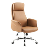Scaun de birou managerial Derjio, piele PU, 68x66x115 cm - Scaun de birou managerial Derjio, piele PU, 68x66x115 cm - 033-000020
