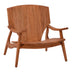 Scaun Brazin lemn de tec, Natural, 72x71x77 cm