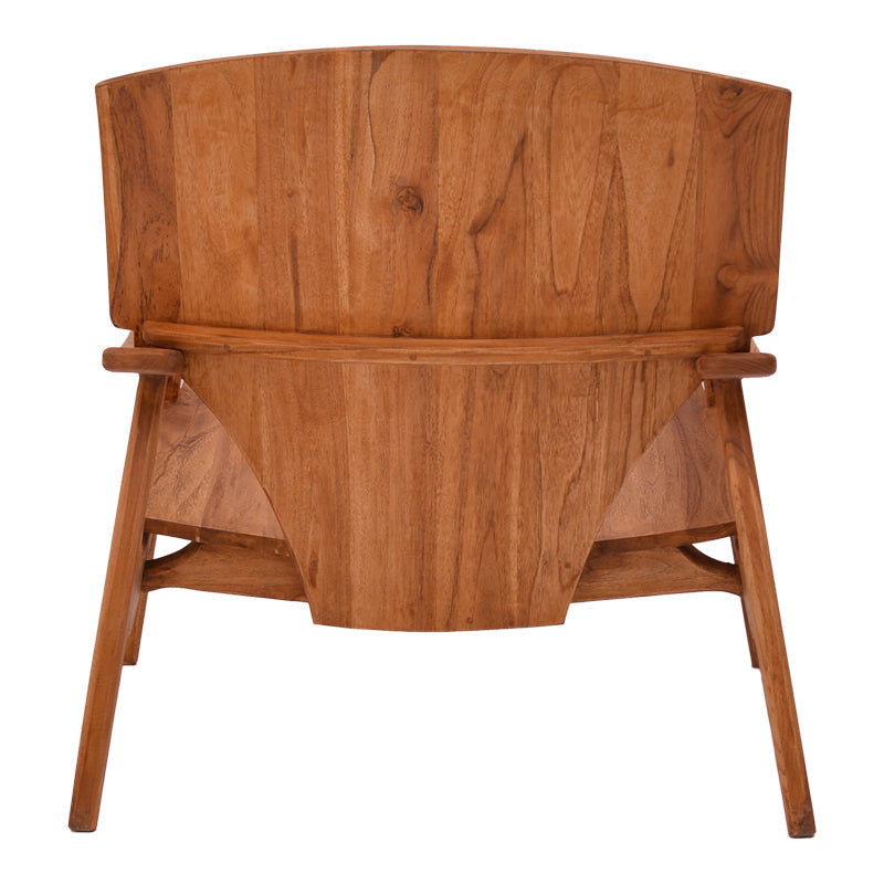 Scaun Brazin lemn de tec, Natural, 72x71x77 cm