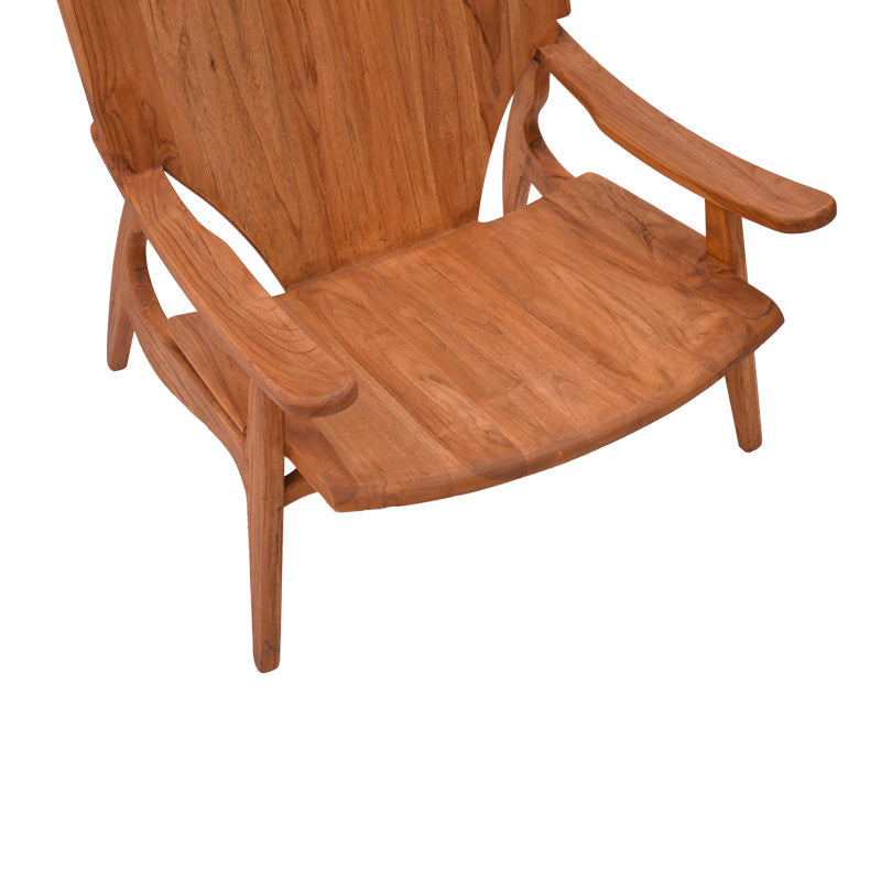 Scaun Brazin lemn de tec, Natural, 72x71x77 cm