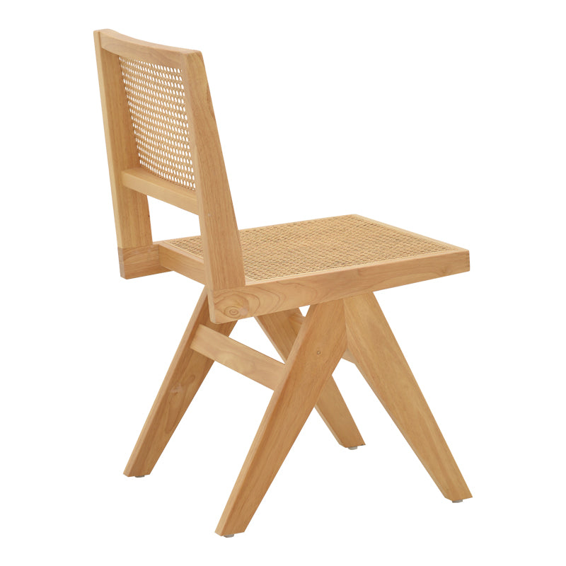 Scaun Brenin, lemn, Natural, 45x56x82 cm, imagine suplimentara